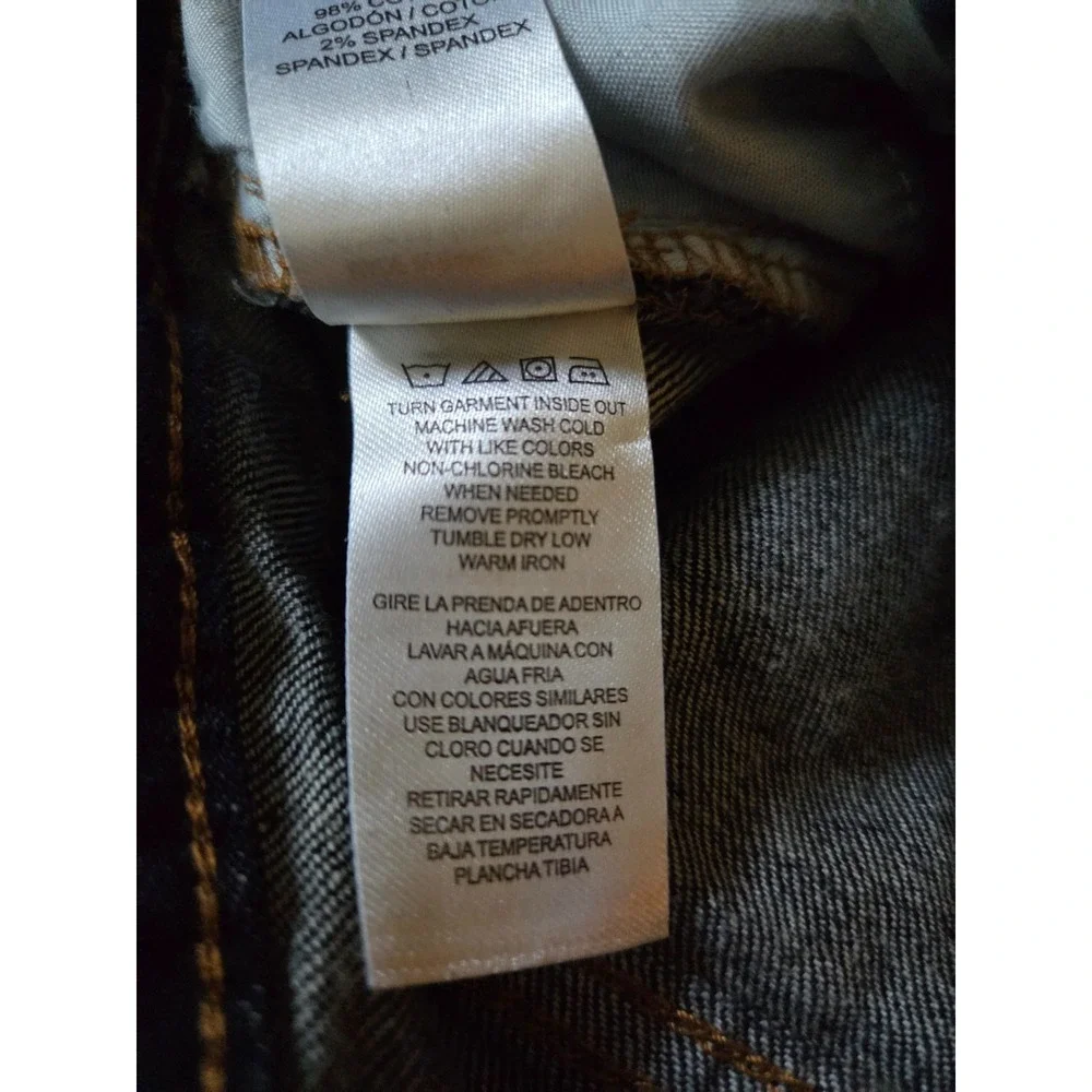 Lucky Brand Boys Classic Straight Jeans Size 14‎ Adjustable Waist Dark Wash